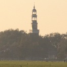 De kerktoren van Aldeboarn